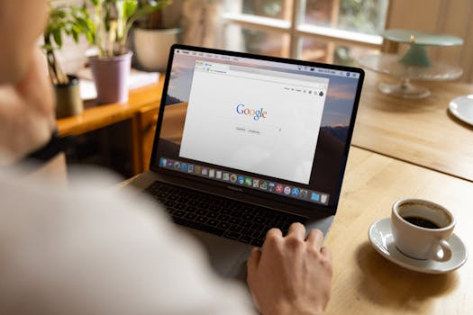 search results screen
