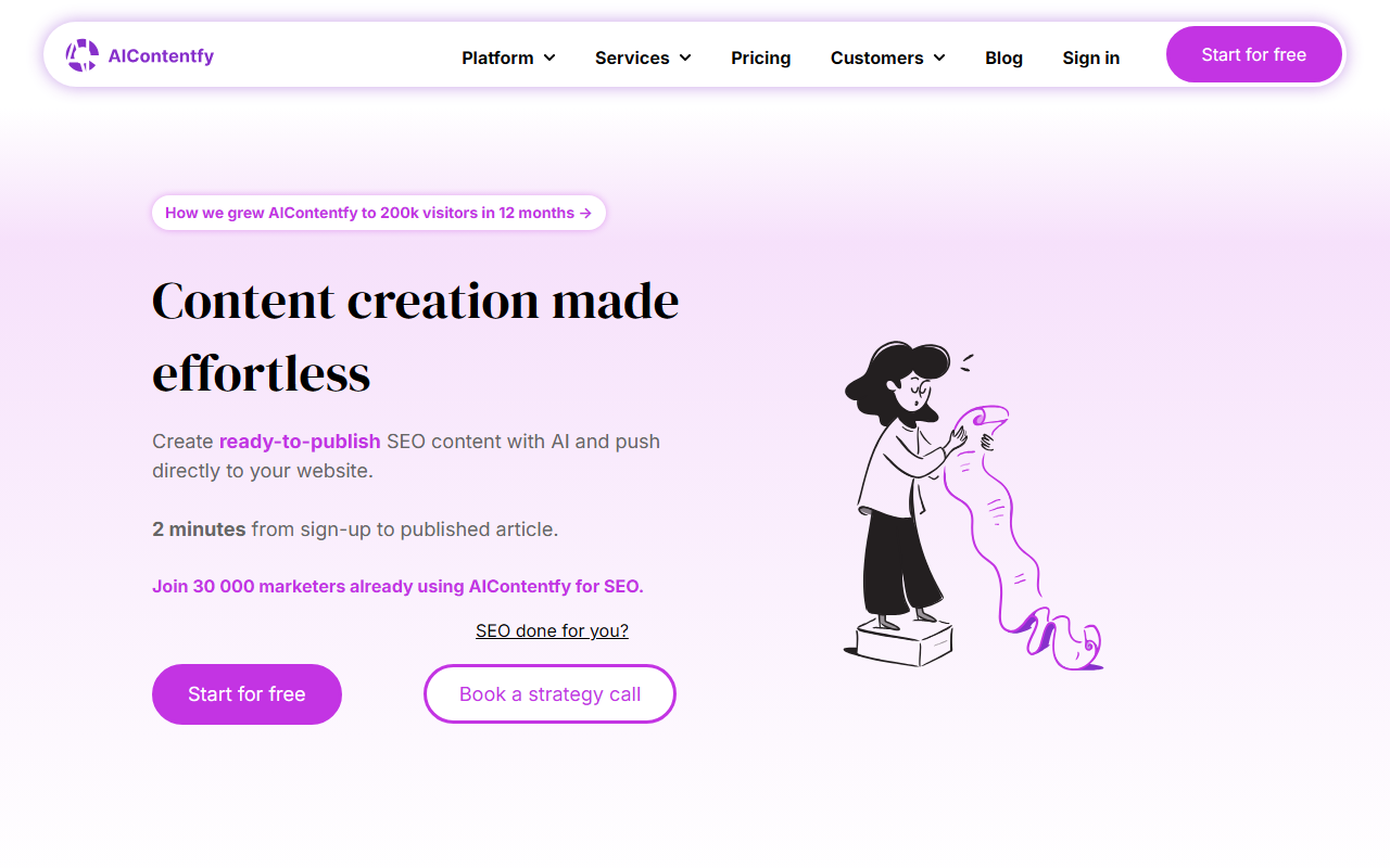 AIContentfy screenshot