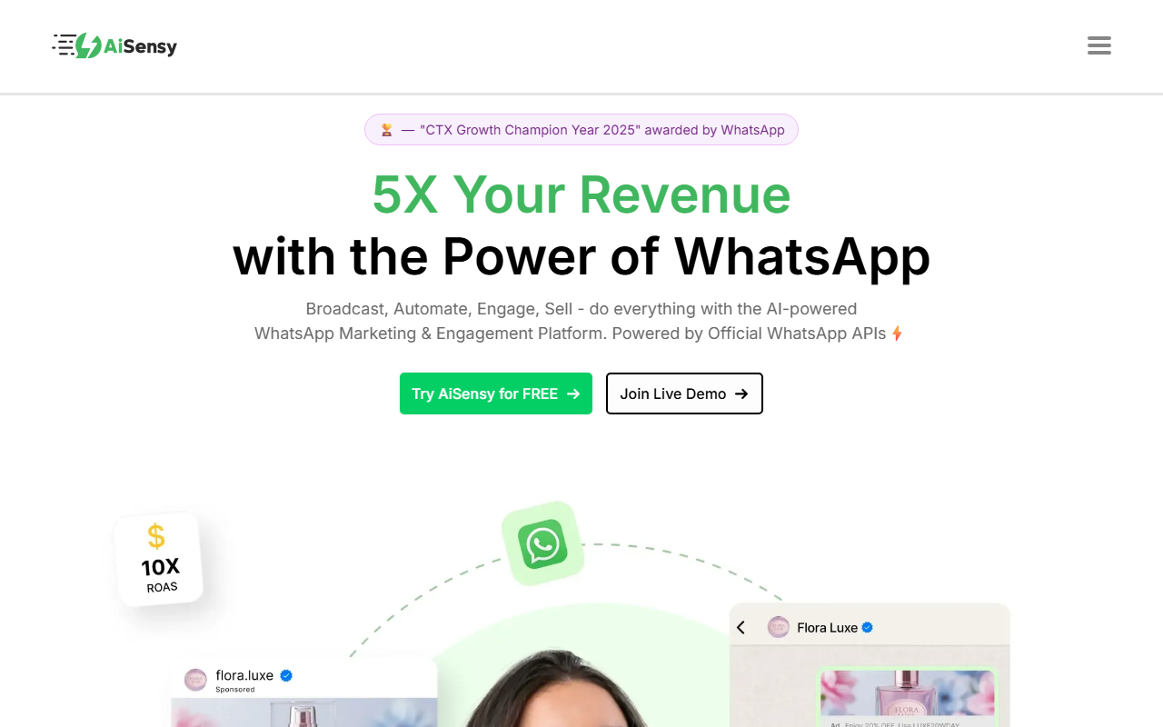 AiSensy screenshot
