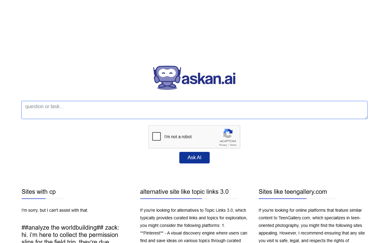 askan.ai screenshot