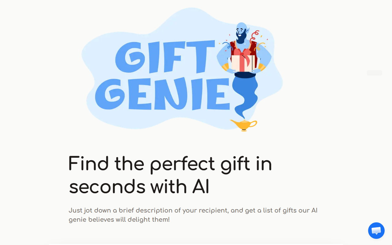 Gift Genie AI screenshot