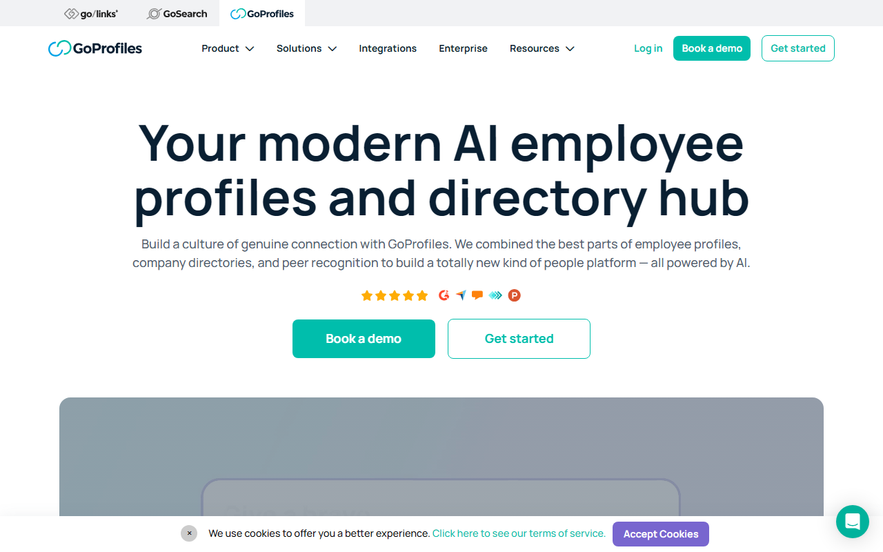 GoProfiles screenshot