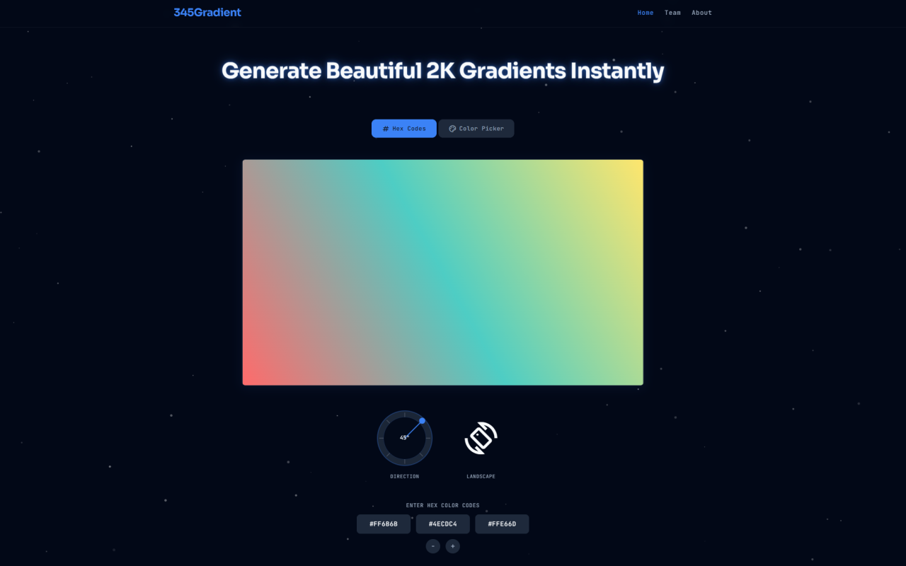 345Gradient Review: A Fast, Private 2K Gradient Generator for Designers