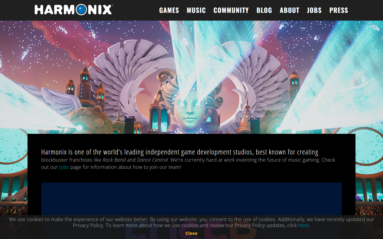 Harmonix screenshot