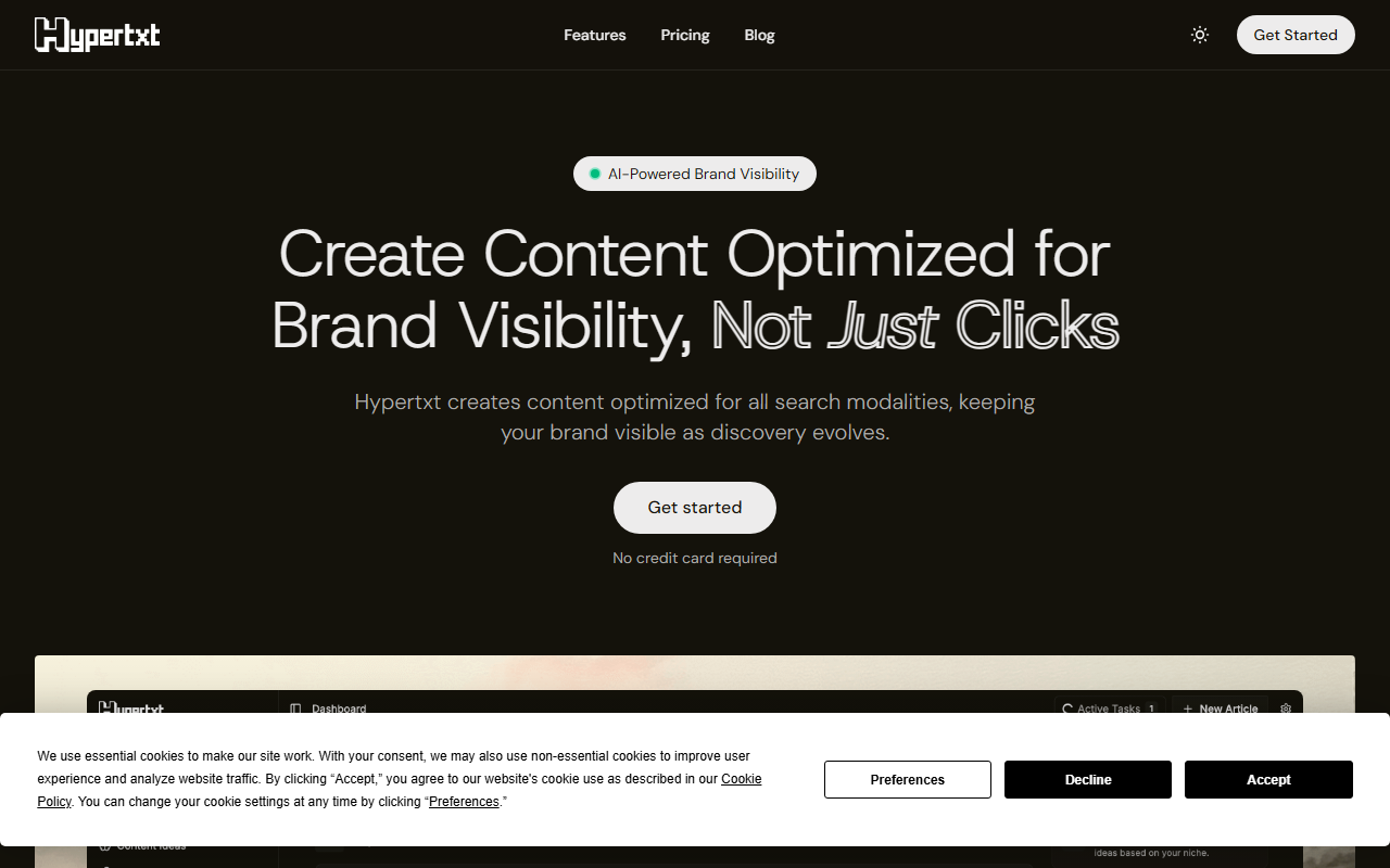 Hypertxt screenshot
