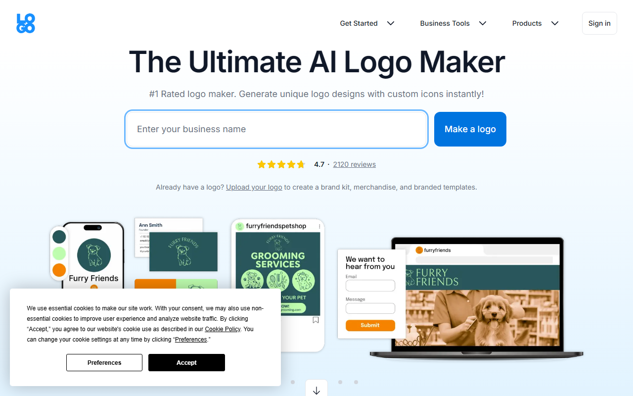 LOGO.com screenshot