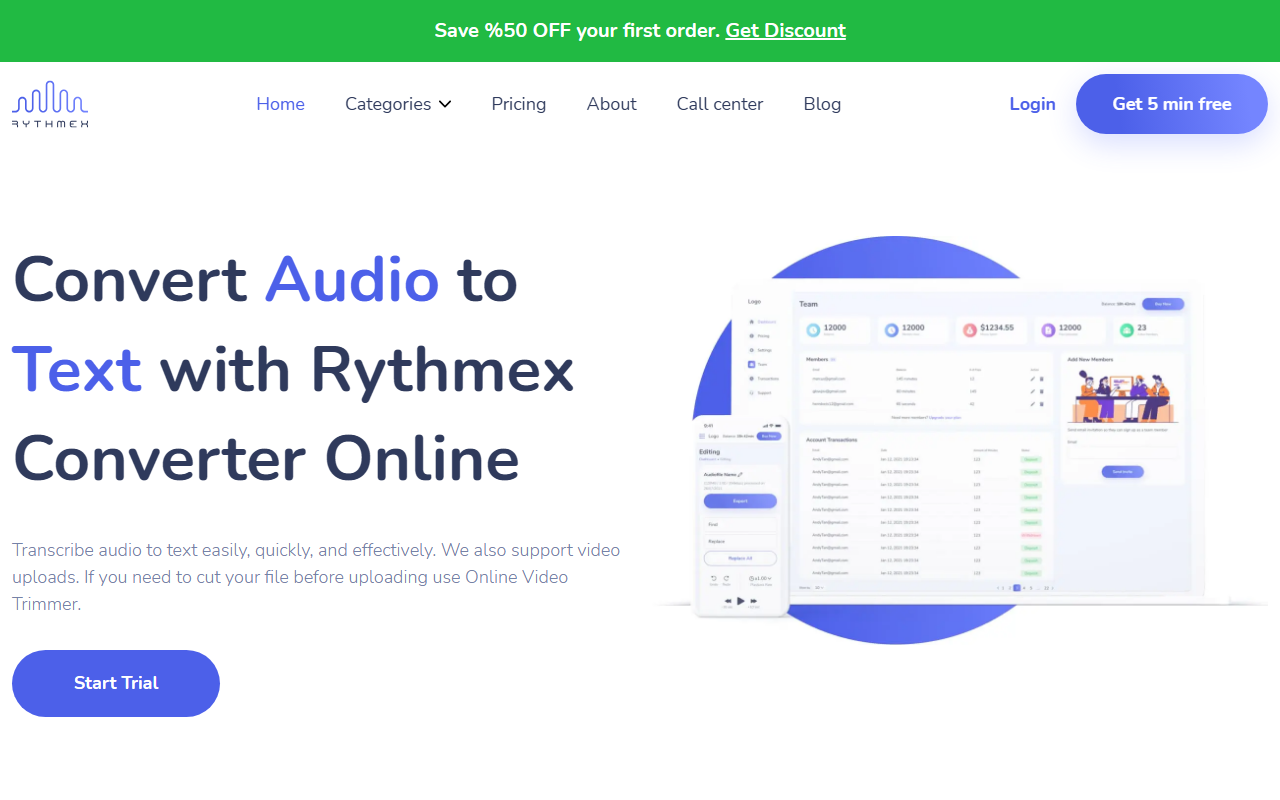 Rythmex screenshot