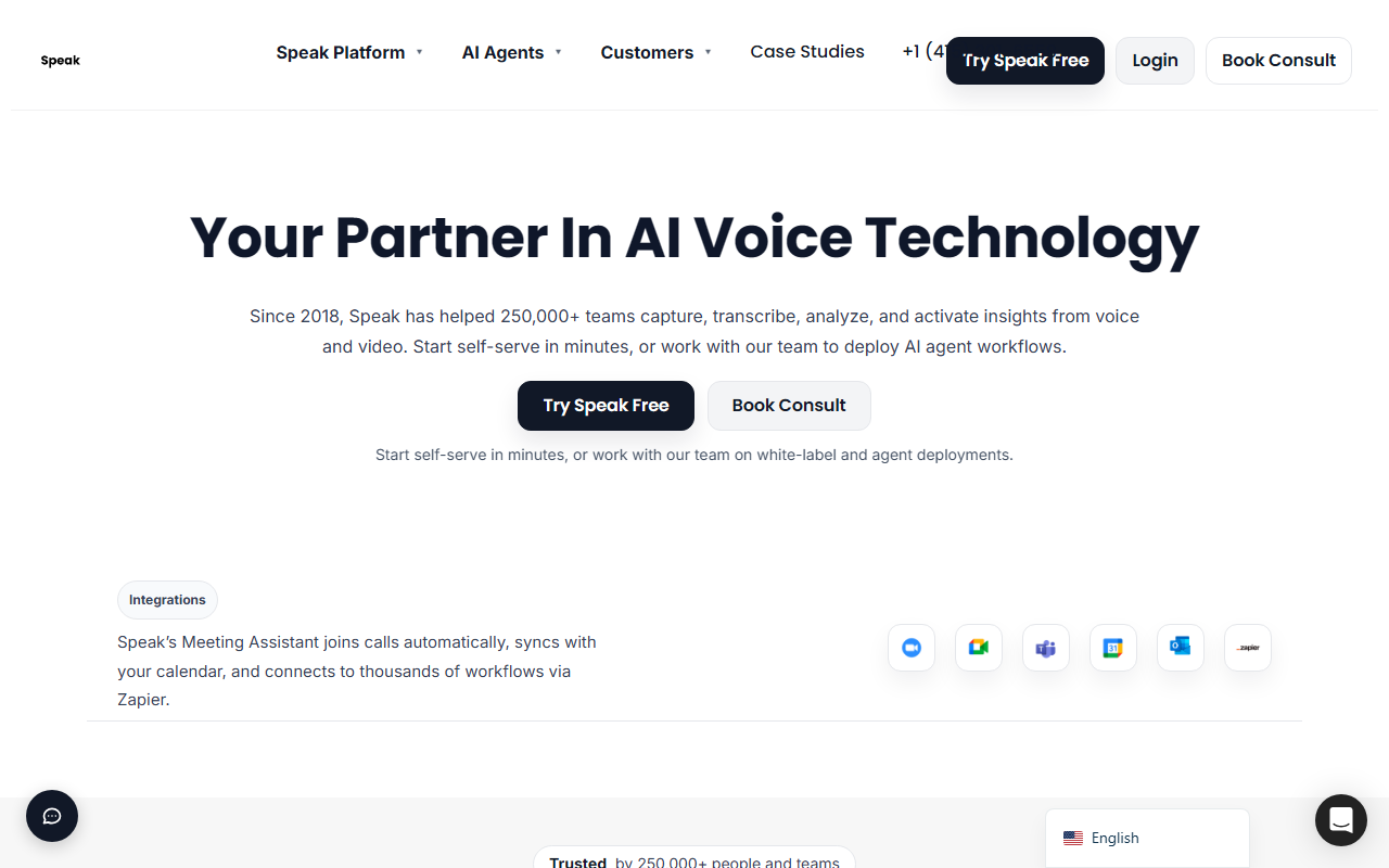 Speak AI screenshot