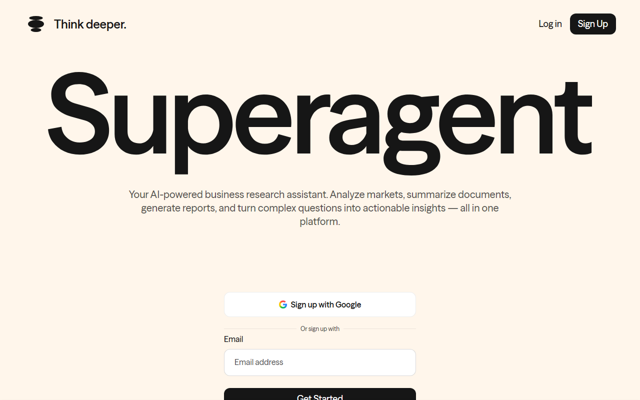 Superagent screenshot