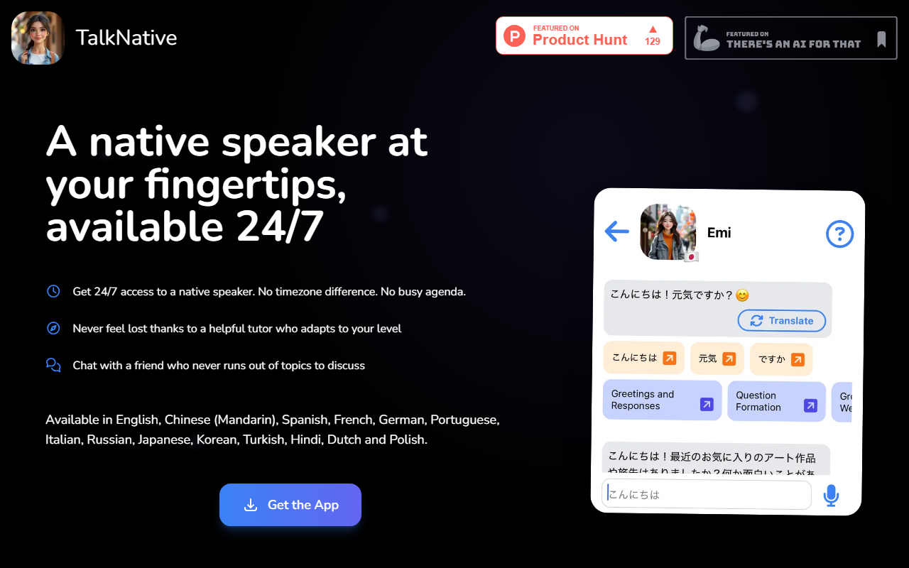 TalkNative screenshot