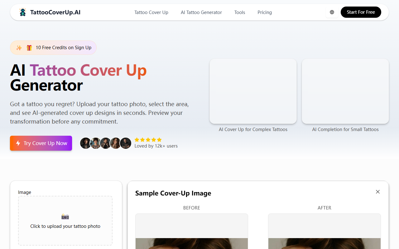 TattooCoverup.ai screenshot