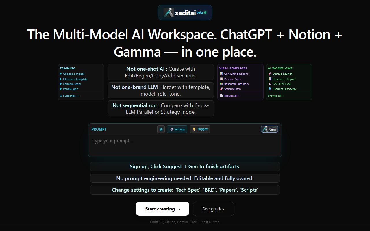 xeditai screenshot
